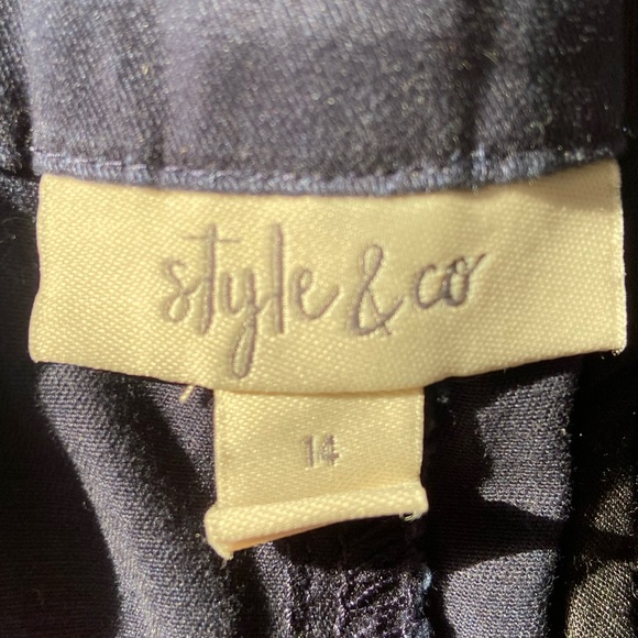 Style & Co navy capris NWT - Picture 7 of 8